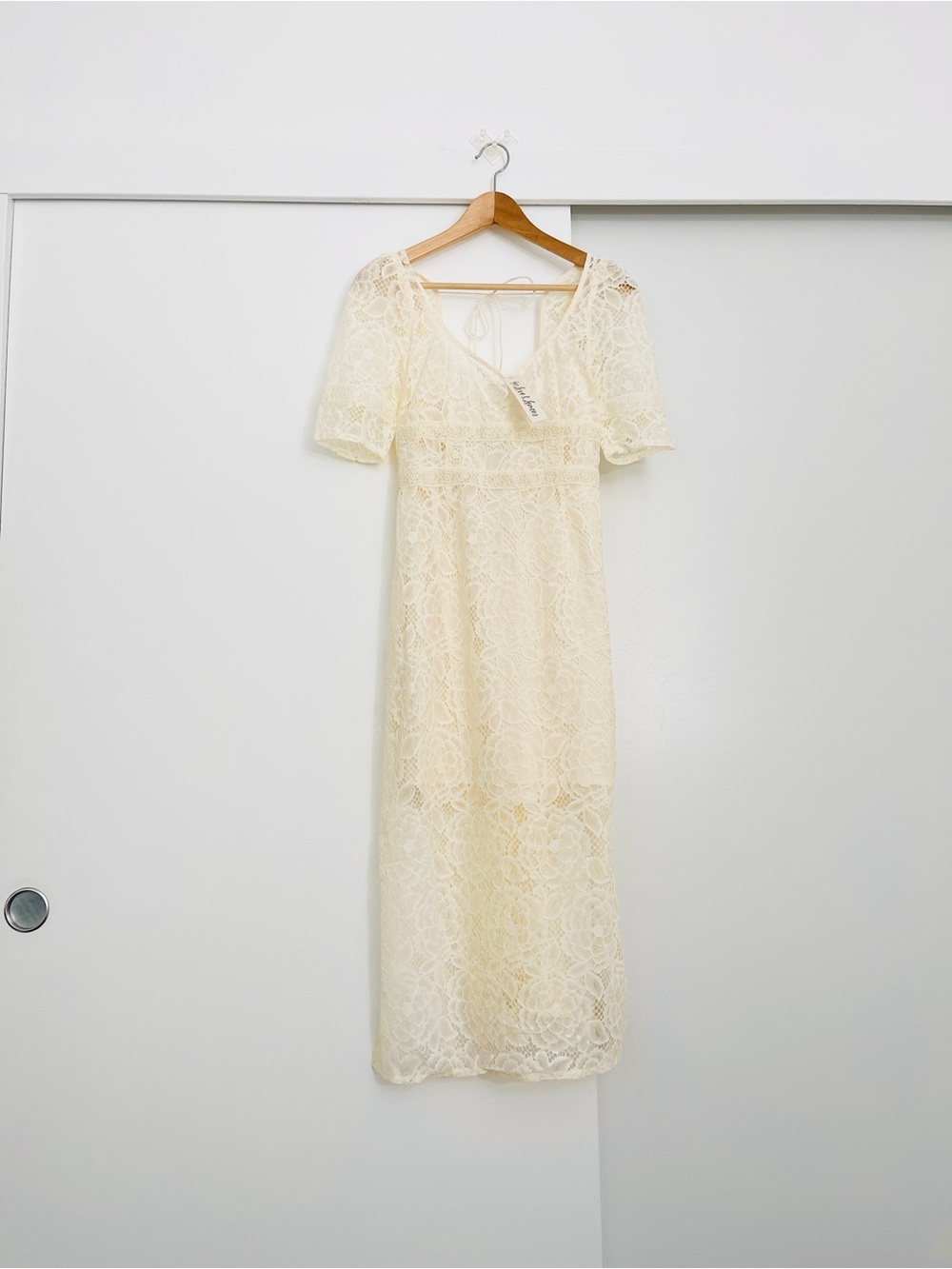 NWT For Love & Lemons Marilyn Lace Midi Dress Size Small